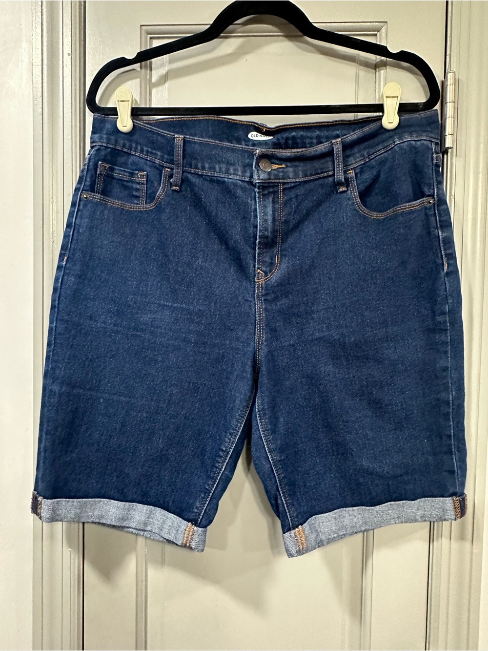 Old Navy Dark Blue Denim Jean Shorts